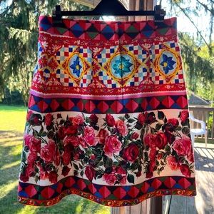 Dolce & Gabbana Floral Skirt